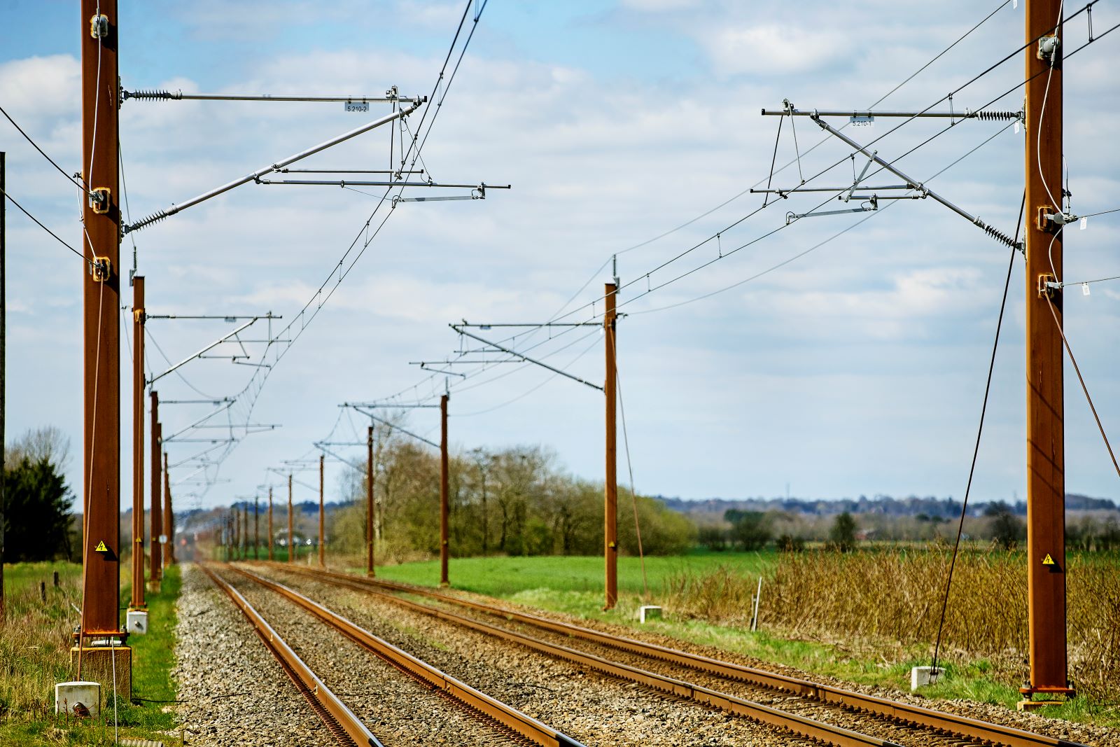 elektrificeret jernbanestrækning