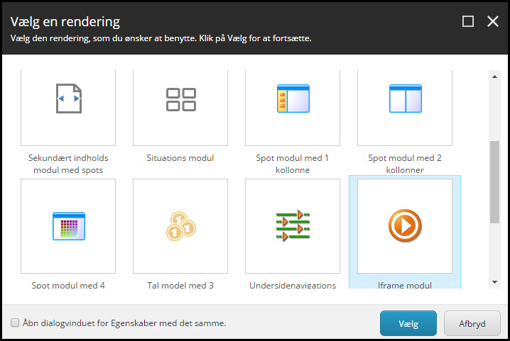 iFrame modul